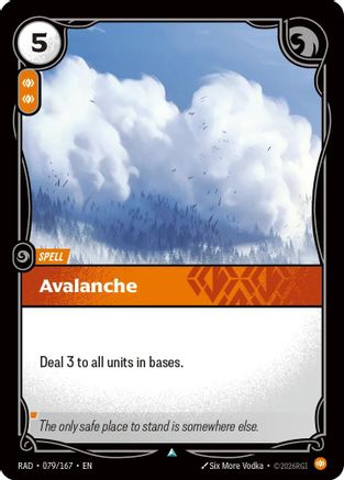 Image of Avalanche (079/167) - Radiance Foil