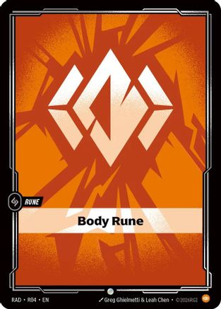 Image of Body Rune (R04) - Radiance Foil