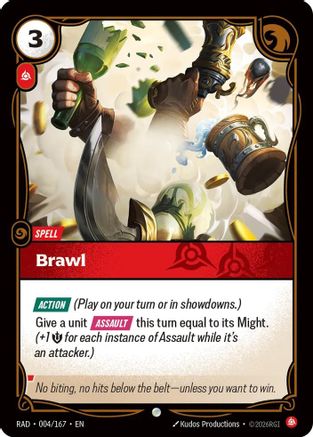 Image of Brawl (004/167) - Radiance Foil