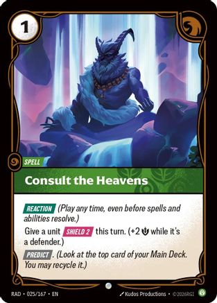 Image of Consult the Heavens (025/167) - Radiance Foil