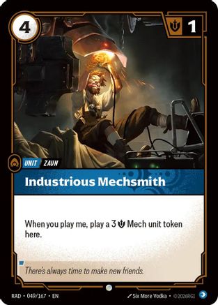Image of Industrious Mechsmith (049/167) - Radiance Foil