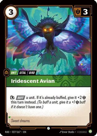 Image of Iridescent Avian (027/167) - Radiance Foil