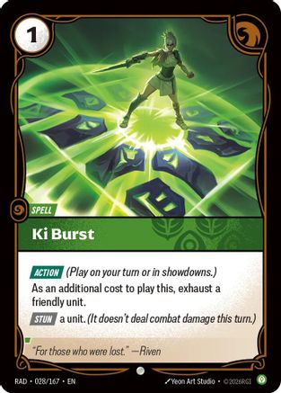 Image of Ki Burst (028/167) - Radiance Foil