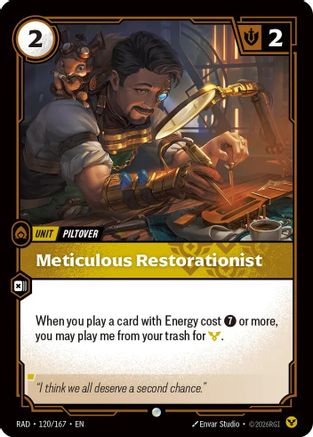 Image of Meticulous Restorationist (120/167) - Radiance Foil