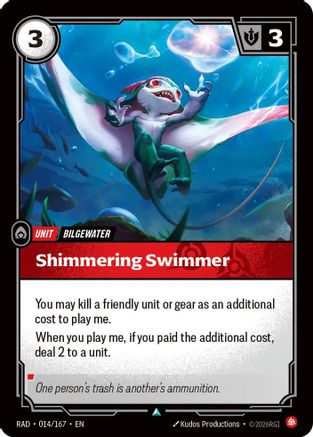 Image of Shimmering Swimmer (014/167) - Radiance Foil