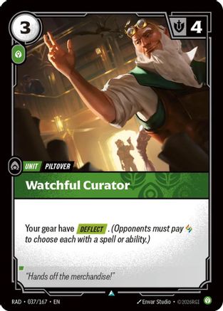 Image of Watchful Curator (037/167) - Radiance Foil