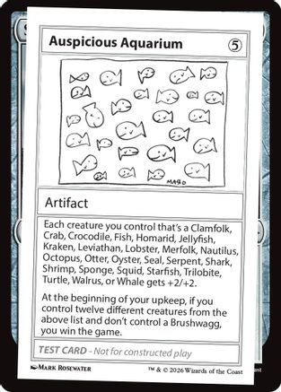Image of Auspicious Aquarium (CMB1-) - Mystery Booster: Convention Edition Exclusives