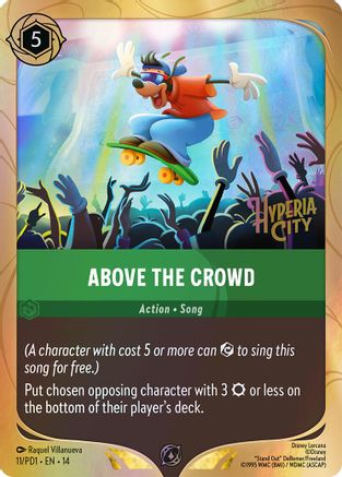 Image of Above the Crowd (11) - Disney Lorcana Promo Cards Holofoil