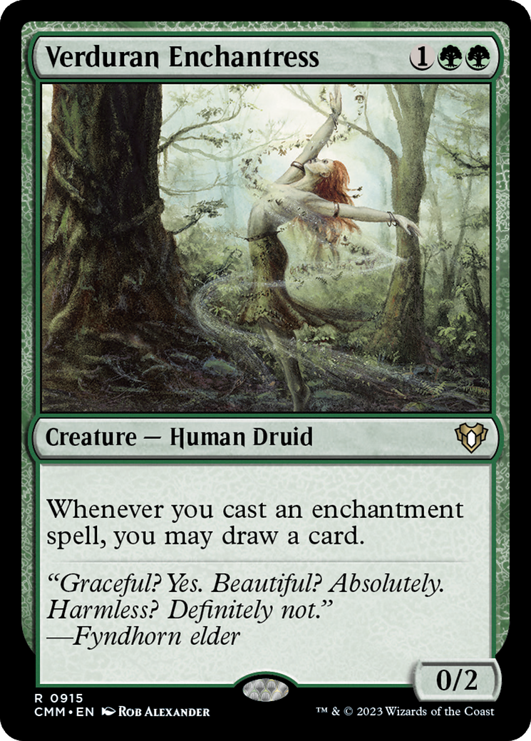 Image of Verduran Enchantress [Commander Masters]