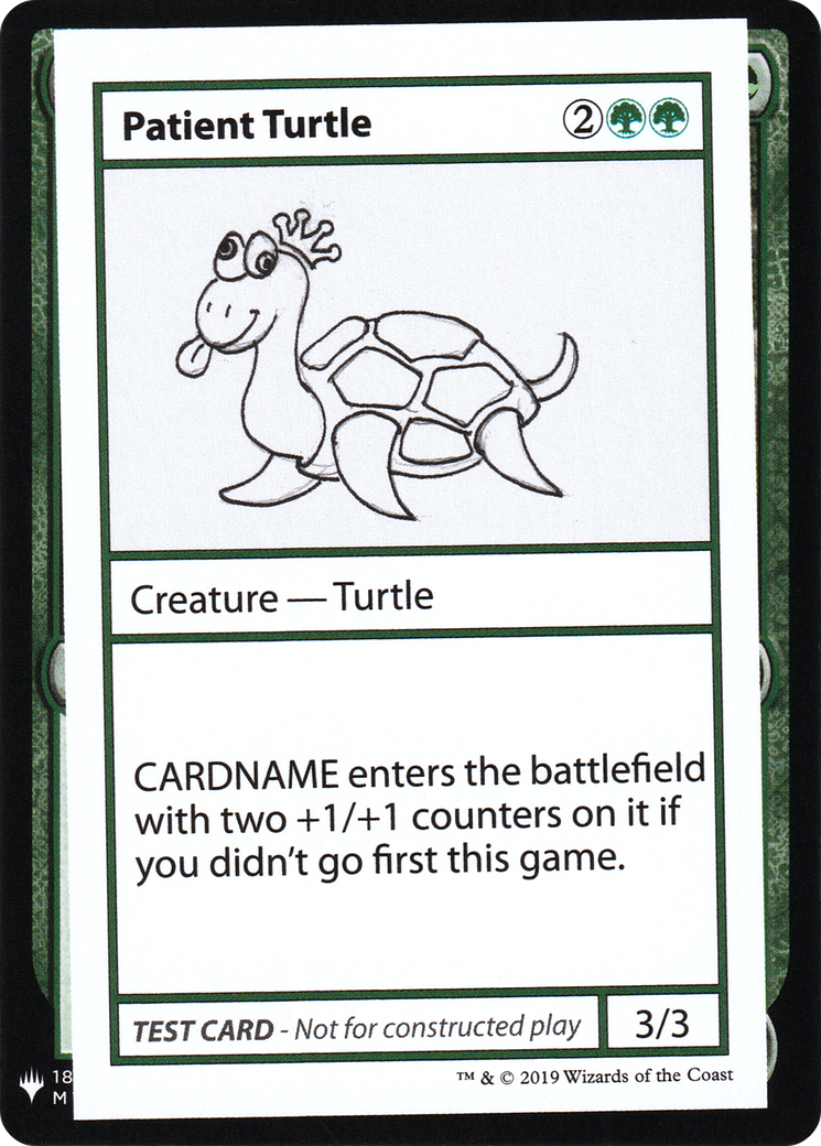 Image of Patient Turtle [Mystery Booster Playtest Cards]