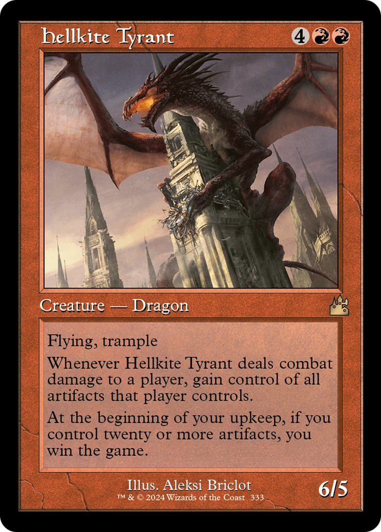 Image of Hellkite Tyrant (Retro Frame) [Ravnica Remastered]