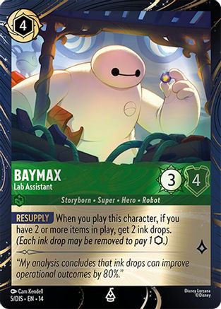 Image of Baymax - Lab Assistant (5) - Disney Lorcana Promo Cards Holofoil
