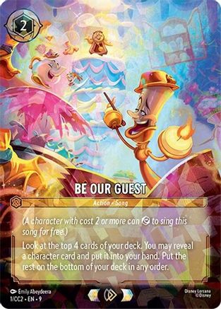 Image of Be Our Guest (1) - Disney Lorcana Promo Cards Holofoil