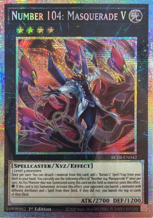 Image of Number 104: Masquerade V (Starlight Rare) (BETB-EN042) - Beyond the Brave 1st Edition