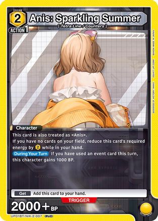 Image of Anis: Sparkling Summer (007) (UP01BT/NIK-2-007) - UP01BT GODDESS OF VICTORY NIKKE Precious Booster Foil