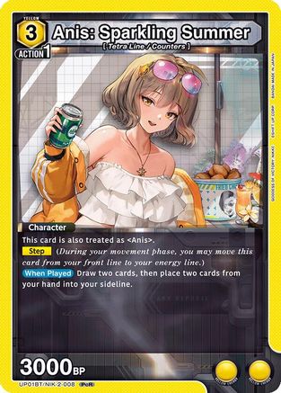Image of Anis: Sparkling Summer (008) (UP01BT/NIK-2-008) - UP01BT GODDESS OF VICTORY NIKKE Precious Booster Foil