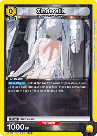 Image of Cinderella (012) (UP01BT/NIK-2-012) - UP01BT GODDESS OF VICTORY NIKKE Precious Booster Foil
