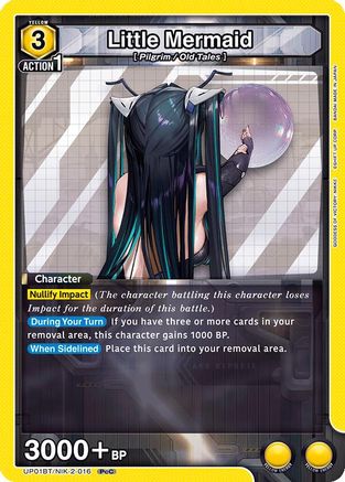 Image of Little Mermaid (016) (UP01BT/NIK-2-016) - UP01BT GODDESS OF VICTORY NIKKE Precious Booster Foil