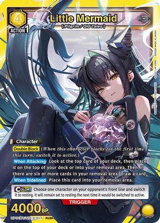 Image of Little Mermaid (017) (UP01BT/NIK-2-017) - UP01BT GODDESS OF VICTORY NIKKE Precious Booster Foil
