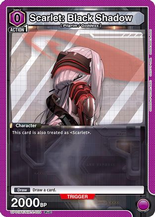 Image of Scarlet: Black Shadow (024) (UP01BT/NIK-2-024) - UP01BT GODDESS OF VICTORY NIKKE Precious Booster Foil
