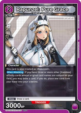 Image of Rapunzel: Pure Grace (030) (UP01BT/NIK-2-030) - UP01BT GODDESS OF VICTORY NIKKE Precious Booster Foil