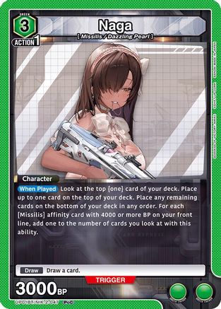 Image of Naga (UP01BT/NIK-2-047) - UP01BT GODDESS OF VICTORY NIKKE Precious Booster Foil