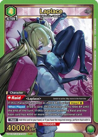 Image of Laplace (050) (UP01BT/NIK-2-050) - UP01BT GODDESS OF VICTORY NIKKE Precious Booster Foil