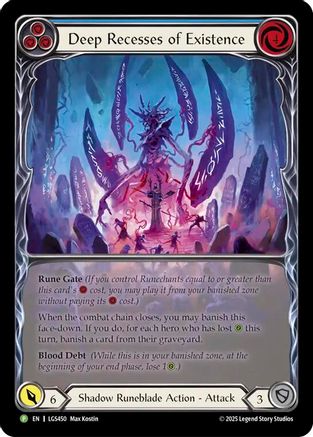 Image of Deep Recesses Of Existence - LGS450 (LGS450) - Flesh and Blood: Promo Cards Rainbow Foil