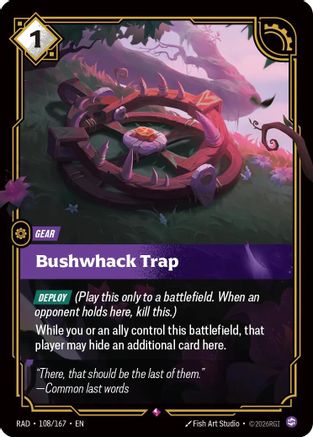 Image of Bushwhack Trap (108/167) - Radiance Foil