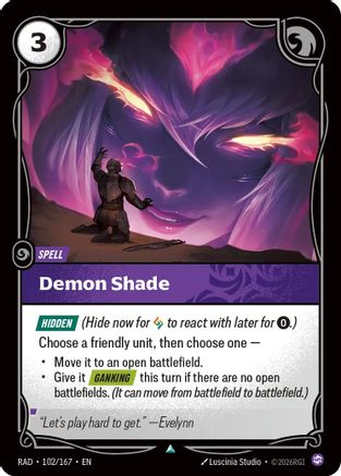 Image of Demon Shade (102/167) - Radiance Foil