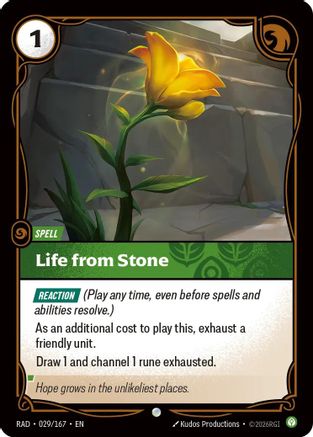 Image of Life from Stone (029/167) - Radiance