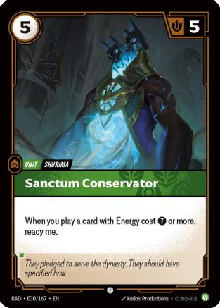 Image of Sanctum Conservator (030/167) - Radiance