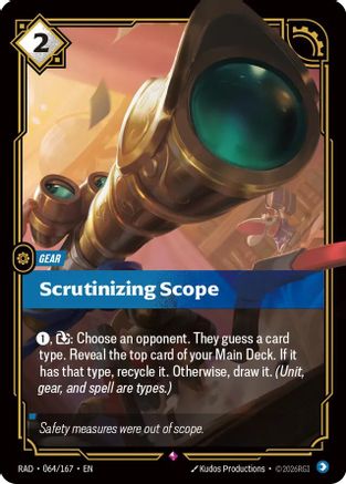 Image of Scrutinizing Scope (064/167) - Radiance Foil
