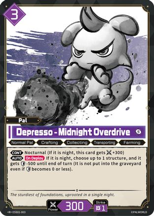 Image of Depresso - Midnight Overdrive (ESS01-003) - Sleeve and Card Sets Foil