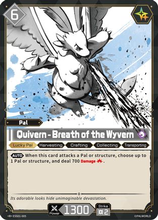 Image of Quivern - Breath of the Wyvern (ESS01-005) - Sleeve and Card Sets Foil