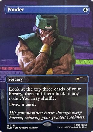 Image of Ponder (7185) (SLD-7185) - Secret Lair Drop Series
