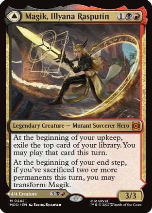 Image of Magik, Ilyana Rasputin (MDD-242) - Marvel: Darkhold Destiny Foil