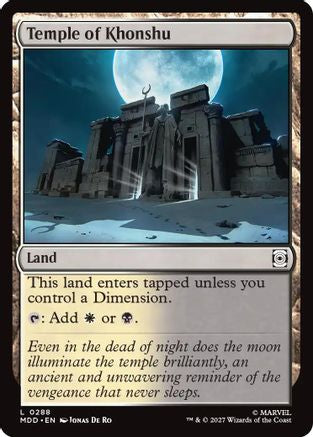 Image of Temple of Khonshu (MDD-288) - Marvel: Darkhold Destiny