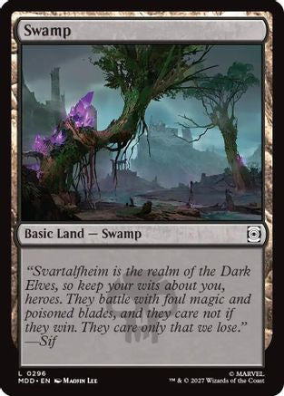 Image of Swamp (0296) (MDD-296) - Marvel: Darkhold Destiny Foil