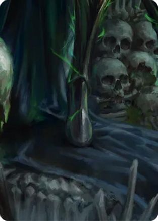 Image of Malice, Domina of the Dead // Levia, Shadowborn Abomination Double Sided Art Card (Bottom Center) - GEM Pack 6