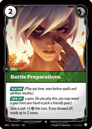 Image of Battle Preparations (032/167) - Radiance