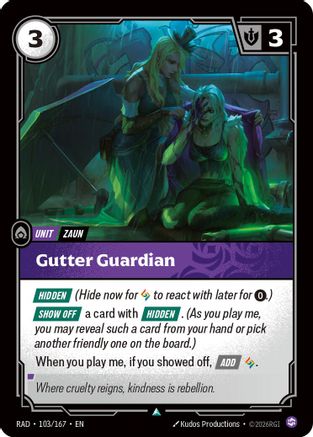 Image of Gutter Guardian (103/167) - Radiance