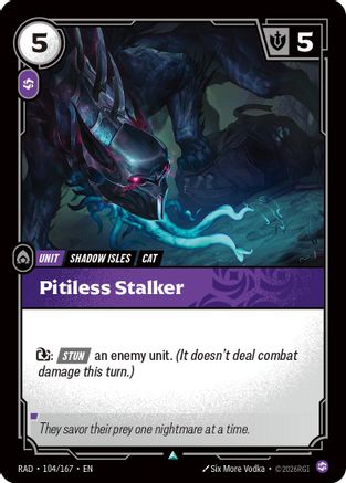 Image of Pitiless Stalker (104/167) - Radiance Foil