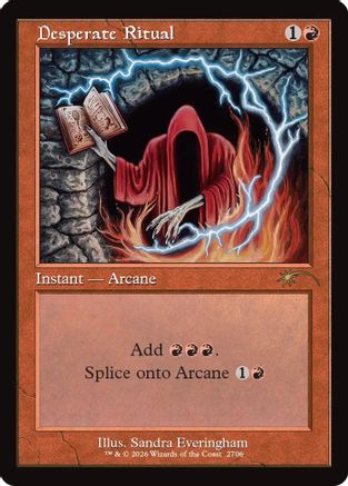 Image of Desperate Ritual (2706) (Retro Frame) (SLD-2706) - Secret Lair Drop Series