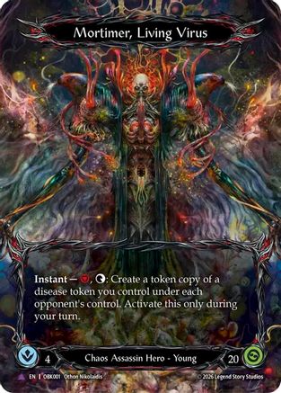 Image of Mortimer, Living Virus (Marvel) (OBK001) - Outbreak Cold Foil