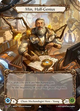 Image of Min, Half-Genius (Marvel) (OBK007) - Outbreak Cold Foil