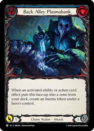 Image of Back Alley Plasmabank (OBK042) - Outbreak Rainbow Foil