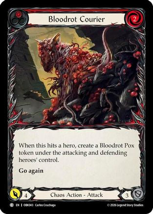 Image of Bloodrot Courier (OBK043) - Outbreak Rainbow Foil