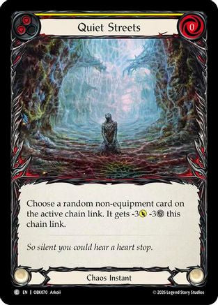 Image of Quiet Streets (OBK070) - Outbreak Rainbow Foil