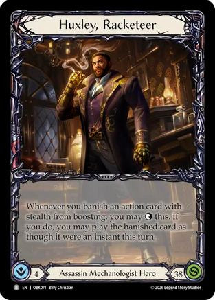Image of Huxley, Racketeer (OBK071) - Outbreak